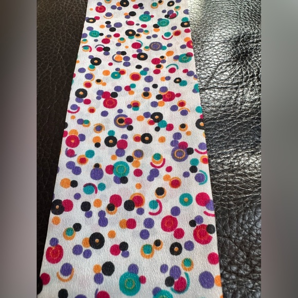 Vintage hand made silk polkadot scarf/twilly multiple purpose piece! - Picture 8 of 8